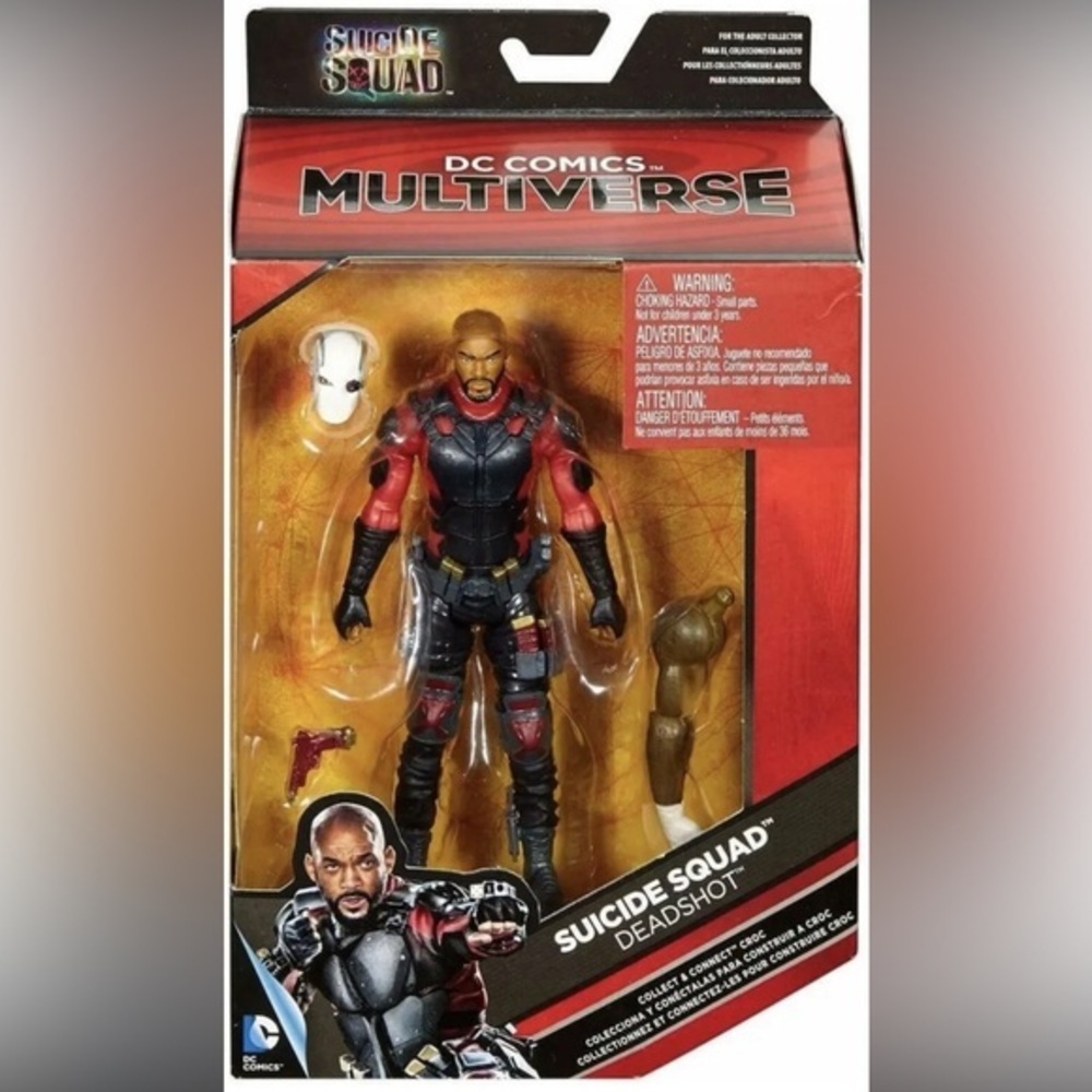 DC Comics Multiverse Deadshot Figure - Red and Black